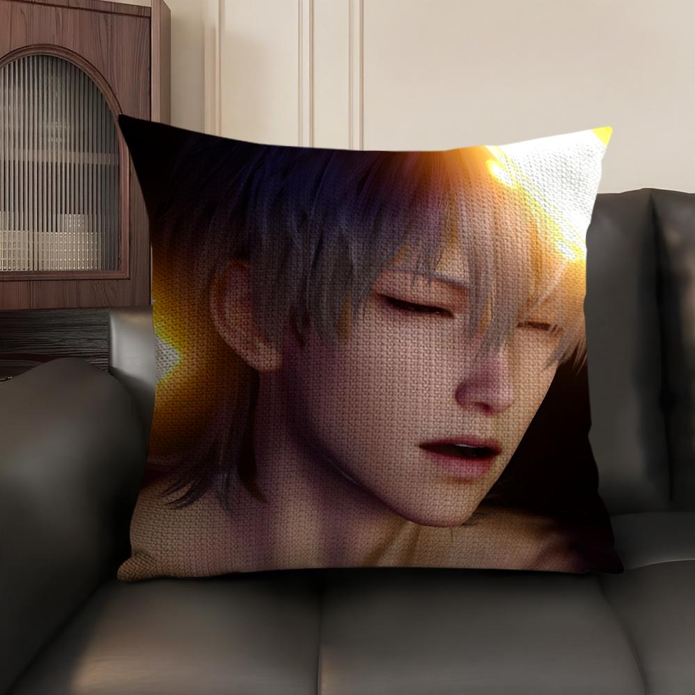 Love And Deepspace Xavier Cushion Cover Natural Linen Organic Fabric Double-Sided Printing Sofa Home Decor Gift Pillow Case
