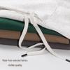 Men's and Women's Warm Cotton Hooded Sweatshirt - Plain Color, Loose Fit, Autumn Winter Style