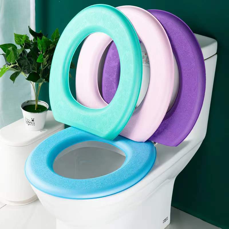 1 Pc Universal Toilet Seat Cushion Waterproof Foam Paste Toilet Seat