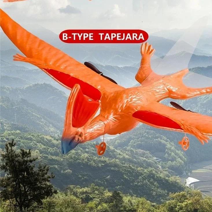 2.4G Rc Dinosaur Pterosaur Plane Foam 2Ch Drop-Resistant Epp Fixed Wing Remote Control Multi-Axis Gyroscope Aircraft Kids Toys
