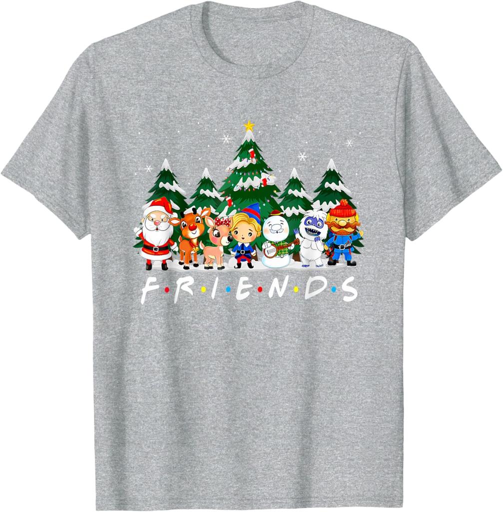 Pajamas Family Friends Christmas T-Shirt 100% Cotton O-Neck Short Sleeve Summer Casual Mens T-shirt Streetwear