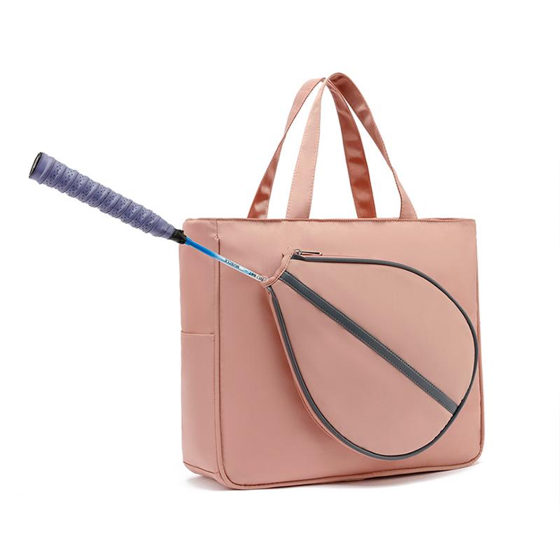 Spot Single Shoulder Tennis & Badminton Bag with Shoe Compartment, Large Capacity, Lightweight Sports Training, Professional Racket Bag