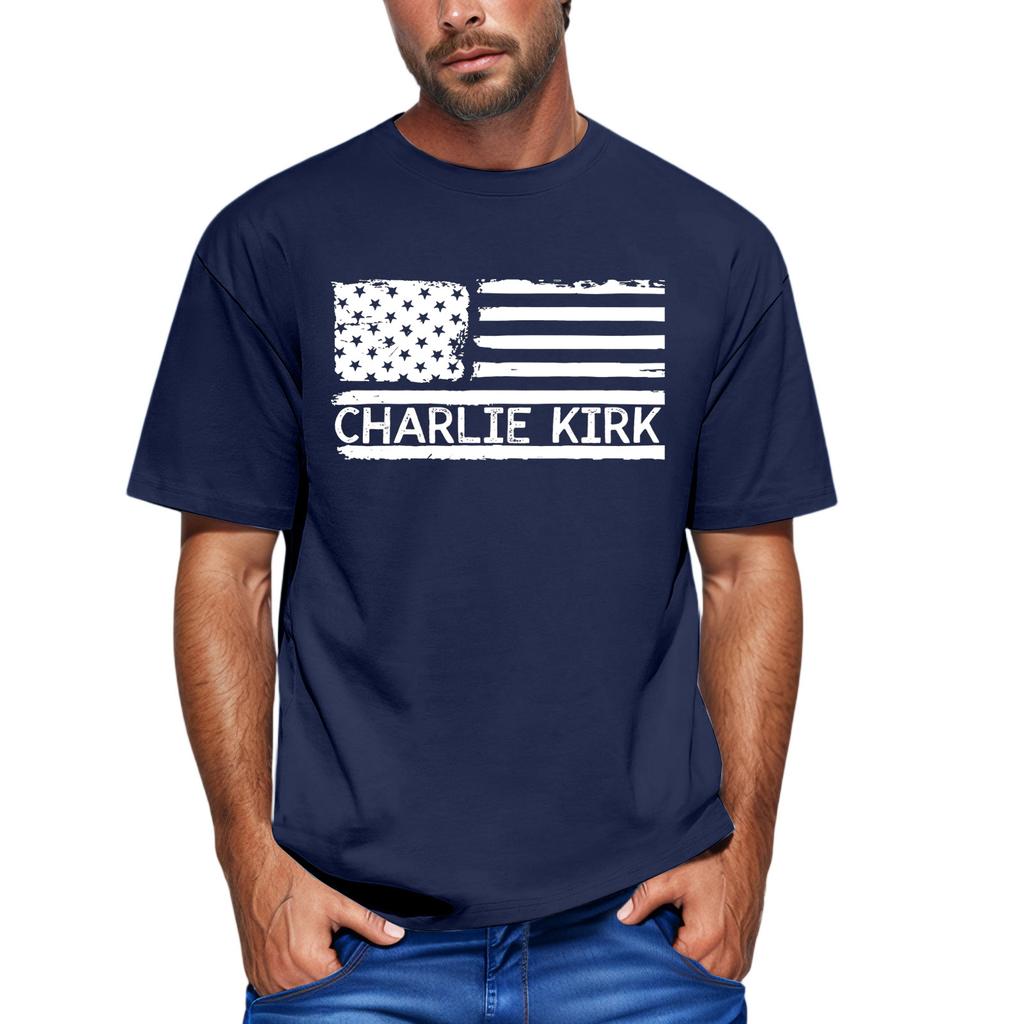 Men'S Fashionable T-Shirt, Street Casual Short Sleeved Clothing