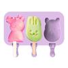 NEW 3D DIY Magnum Silicone Ice Cream Cake Popsicle Mold Handmade Popsicle Mold Tray Barrel Maker Mould Molde Helados Silcona
