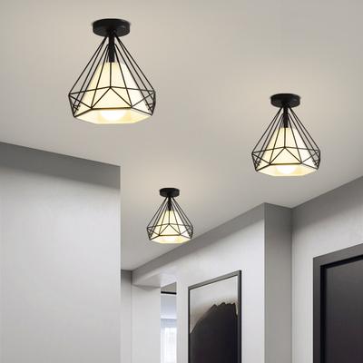 Modern House Corridor Ceiling Light Nordic Iron Ceiling Lamps for Bedroom Aisle Passage Terrace Ceiling Fixture Indoor Lighting