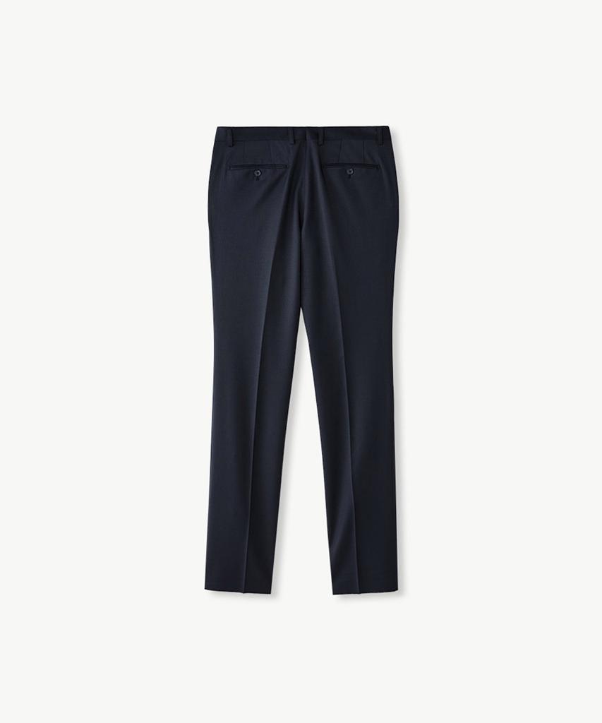 STCO [Four Seasons][Crossfit] Wool Blend Four-Way Stretch Suit Pants Navy (Slim Fit)_Sslvz12Ssn