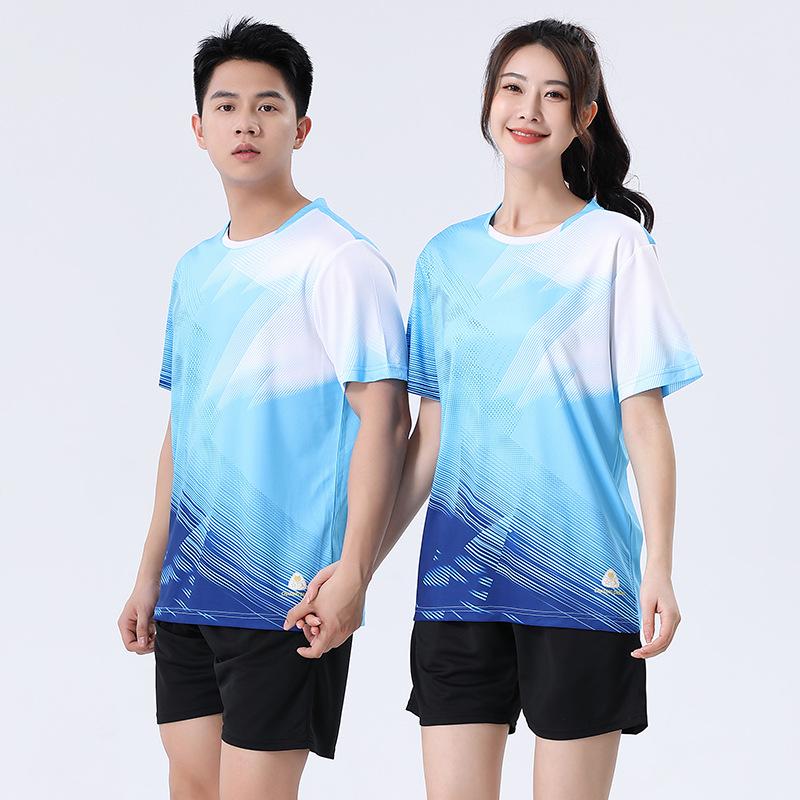 

Унісекс Спортивний костюм з коротким рукавом, що швидко сохне, для треку, марафону, фітнесу та тренувань L