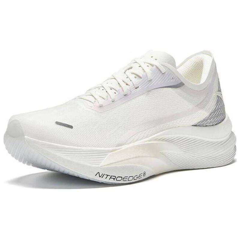 Anta C202 5 GT Shock Absorbers Slip Resistant Low top Marathon Running Shoes Men's White Gray Sneakers 112425560S-1