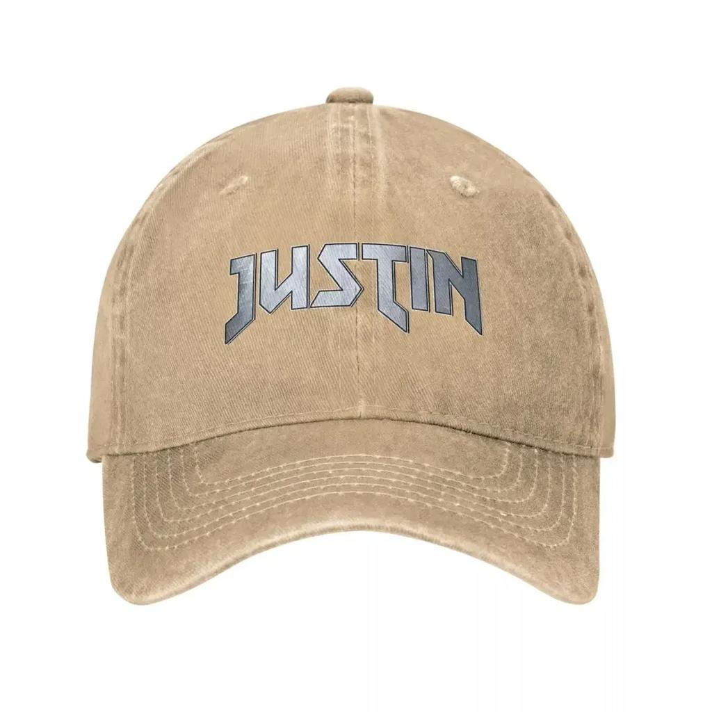 Heavy Metal JJustin Cap für Unisex Baumwolle BBiebers Trucker-Kappe Lässige Kopfbedeckung Verstellbare Passform Baseballkappe