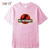 Mens High Quality 100 Cotton Funny Dinosaur Print SummerT Shirt Loose Oneck Men Tshirt Short Sleeve Tshirt Male Tees Tops