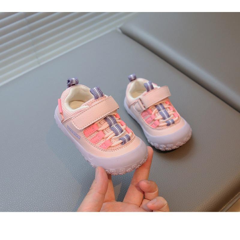 New Baby Toddler Shoes Breathable Mesh Children's Shoes Non-slip Soft Sole Men's and Women's Sports Shoes