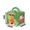 Christmas Hand-held Rope Apple Candy Packaging Box, Christmas Eve Peace Fruit Biscuit Creative Gift Baking Paper Box