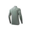Anta Outdoor Series Color Block Half Zip Stand Collar Fleece Sweatshirt Men sweatshirt Light-Gray 152346402-1