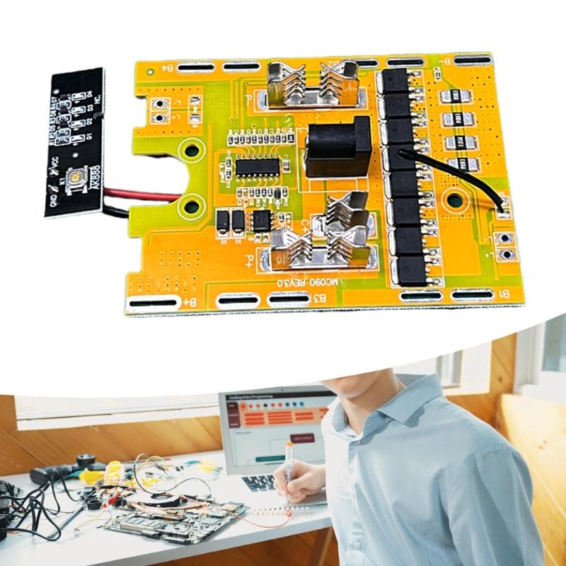 High Current 120A Discharge Battery Protections Board With 8MOS Design For Power Tools And Devices Temperature Control