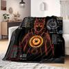 Naruto Flannel Blanket Trendy Print Fit For Bed Sofa Bedroom Chair Picnic Travel -HE5