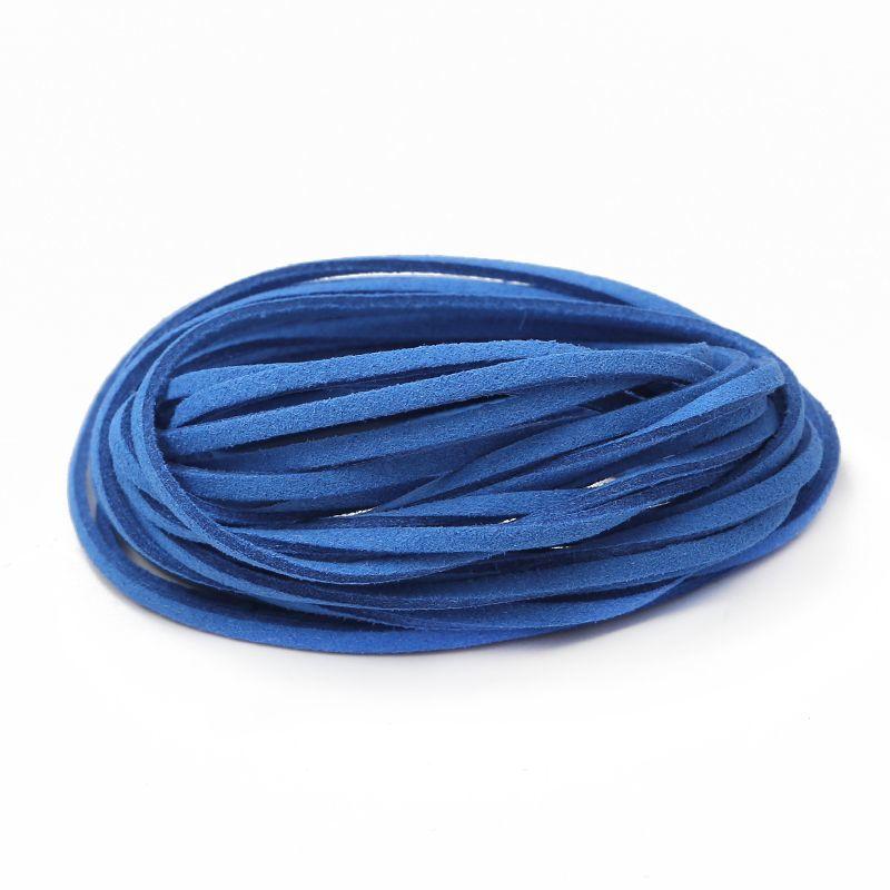 4 Meters Long 3mm Wide Korean Fleece Rope Deerskin Strap Suede Gift Box Decorative Ribbon Imitation Leather Rope DIY Jewelry