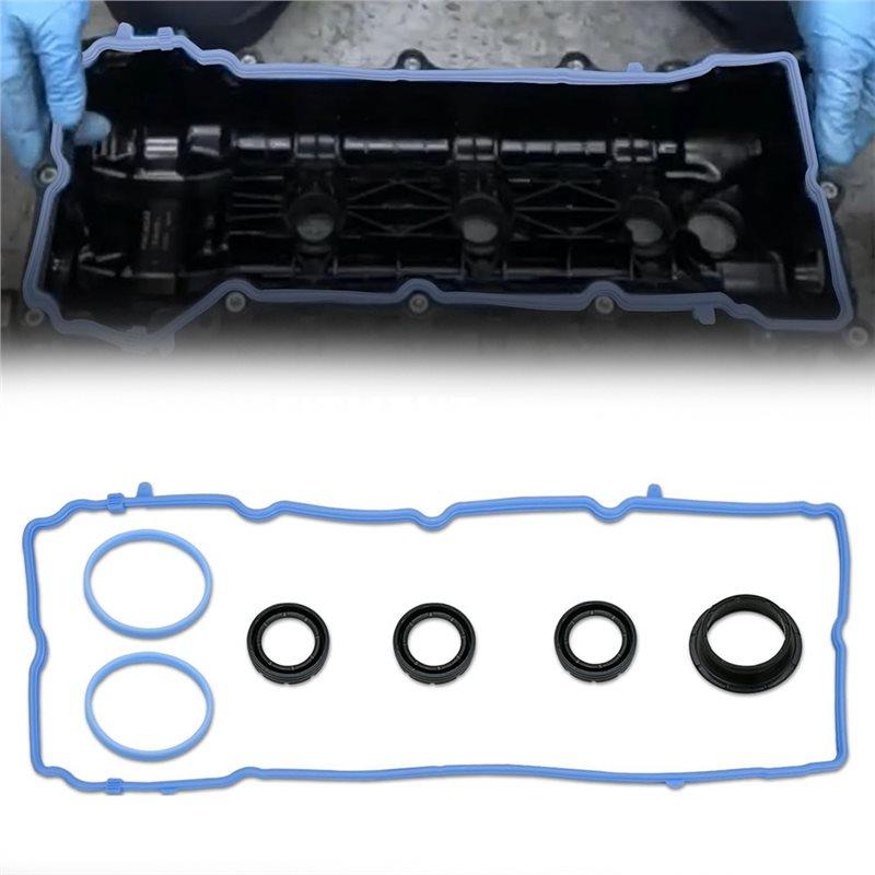 Durable-For Jeep Dodge 200 300 Wrangler Compatible 5184596AE VS50805R 3.6L Valve Cover Intake Manifold Gasket Set Repla