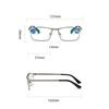 Women Men's Finished Square Hyperopia Glasses Vintage Anti Blue Light Farsighted Eyeglasses Prescription Reading Eyewear Diopter