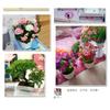 Home Decor Fake Plants Small Potted Trees Artificial Green Plants for Indoor Outdoor Garden Bedroom Hotel Party Table