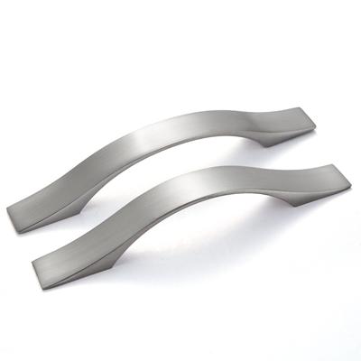 Oukali Modern Simple Furniture Cabinet Handle Kitchen Nickel Drawer Wardrobe Cupboard Aluminum Pull Handles