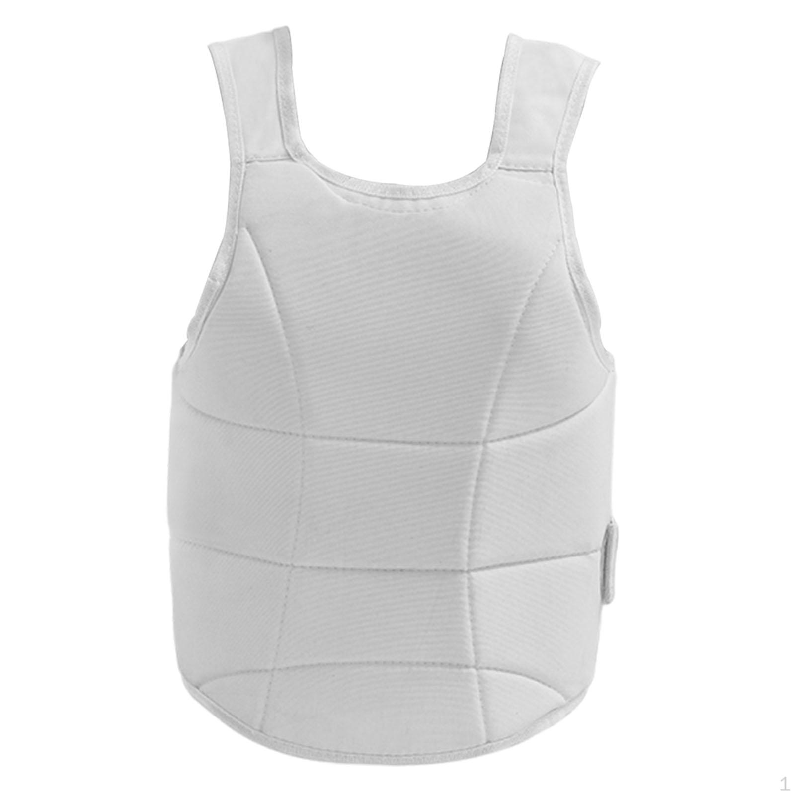 Защита груди и живота для карате, защитный жилет для тренировки сильных ударов XS