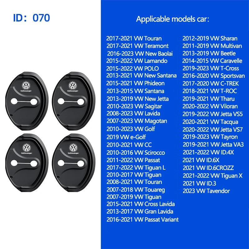 2026 Gorący Do Volkswagen VW Silikonowa Naklejka Samochodowa Osłona Ochronna Zamka Drzwi Wnętrze Do Volkswagen Golf Passat b6 T5 Phaeton Te