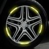 Car Wheel Hub Reflective Stickers Tire Rim Luminous Accessories For Hyundai Tucson Solaris I30 Creta Ix35 I40 Veloster Santafe