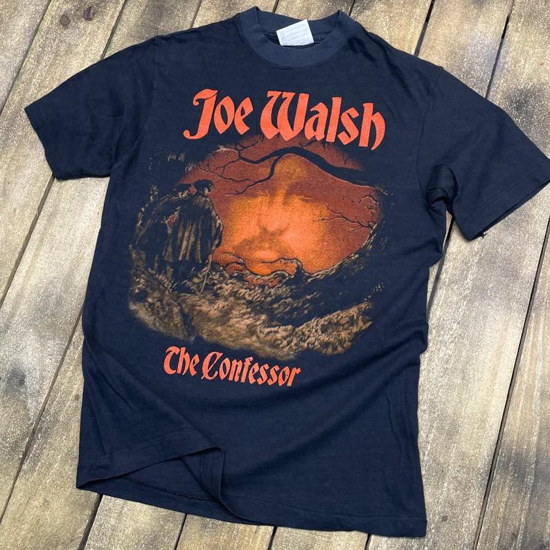 vintage 80s 1985 Joe Walsh tour t shirt TN0296 S