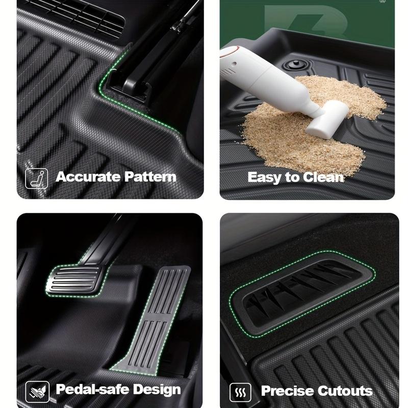 TPE Car Floor Mats, Trunk Mat For Leapmotor C10 2024-2026, Models Floor Mats Cargo Liner TPE Floor Liners Trunk Mat Car