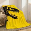 Jurassic Park Throw Lightweight 240g Flannel Blanket Soft Skin-friendly for Summer Cooling