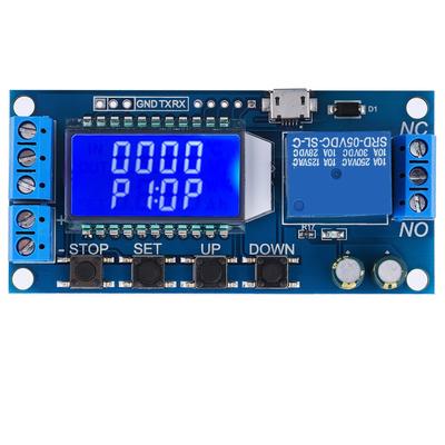 5V 12V 24V Time Delay Relay Module Delay Off Cycle Timer 0.01s?9999min with LCD Display