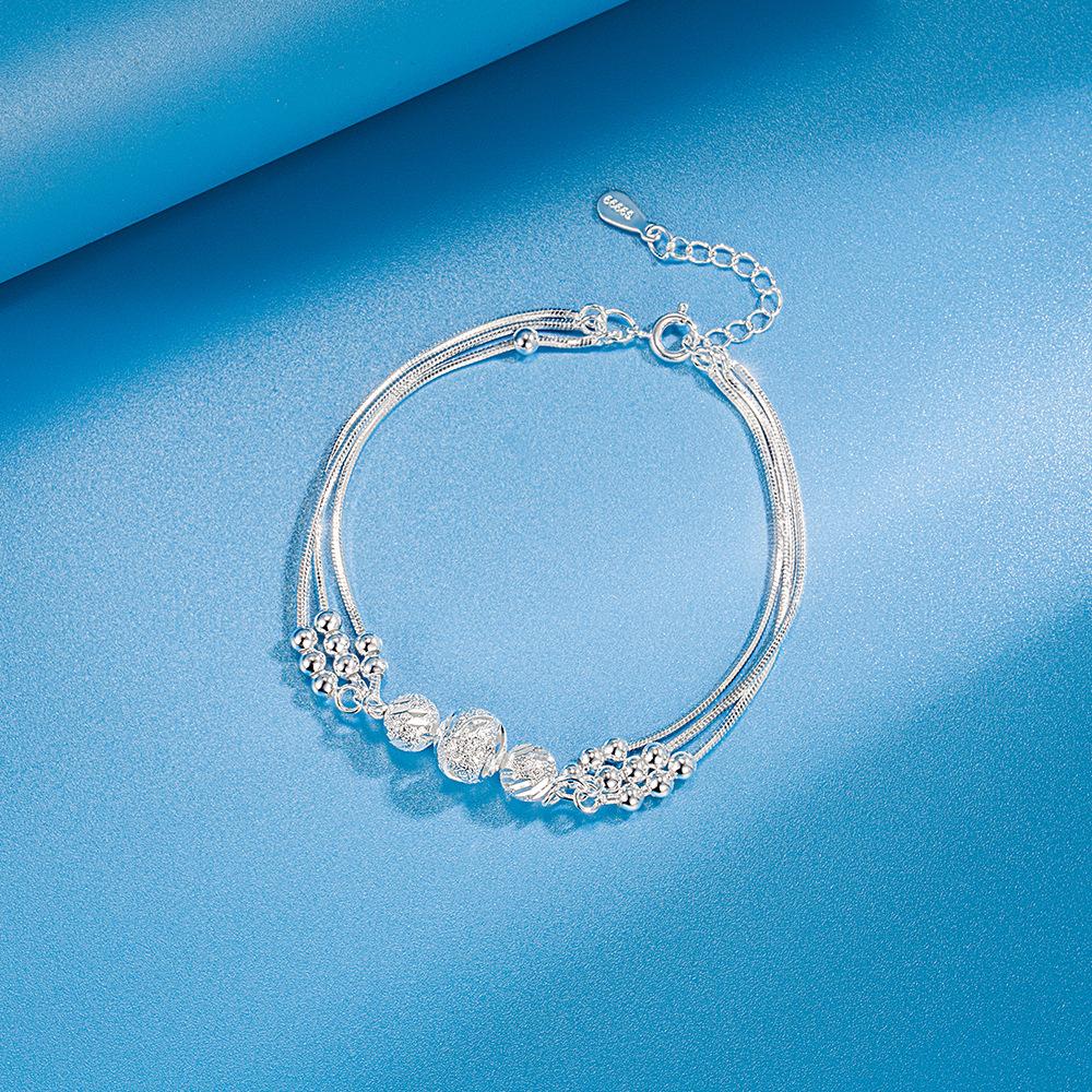 Luxury Roman Crystal Bracelet For Women Fashion Heart Chain Bracelets Rhinestone Bangle Wedding Bridal Zircon Accessories Gifts