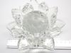 Lotus Flower Crystal Glass Ornament, Decorative Flower, Lotus, Feng Shui, Good Luck Suncatcher (14cm)
