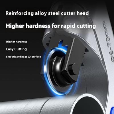 Metal Tube Cutting Tool With Smooth Rolling Bearings And Hardened Alloy Blade Suitable For Professional Plumbing Repairs