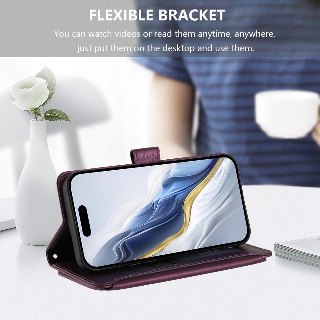 Leather Flip Cases For TCL K70 Nxtpaper Cover Card Wallet Phone Bag Dual Layer Storage