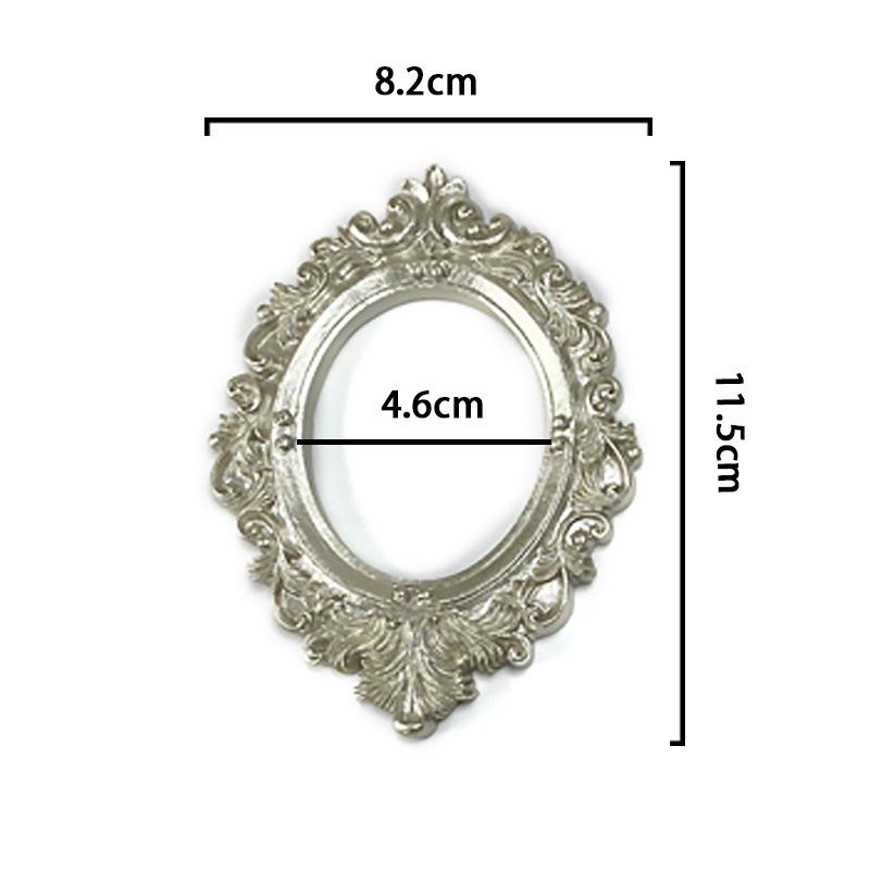 Mini Gold European Style Photo Frame for Still Life & Nail Art Props