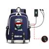 Vinland Saga Anime Rucksack für Studenten und Berufstätige - Zweilagige Oxford-Stofftasche mit USB-Anschluss, atmungsaktive gepolsterte Träger