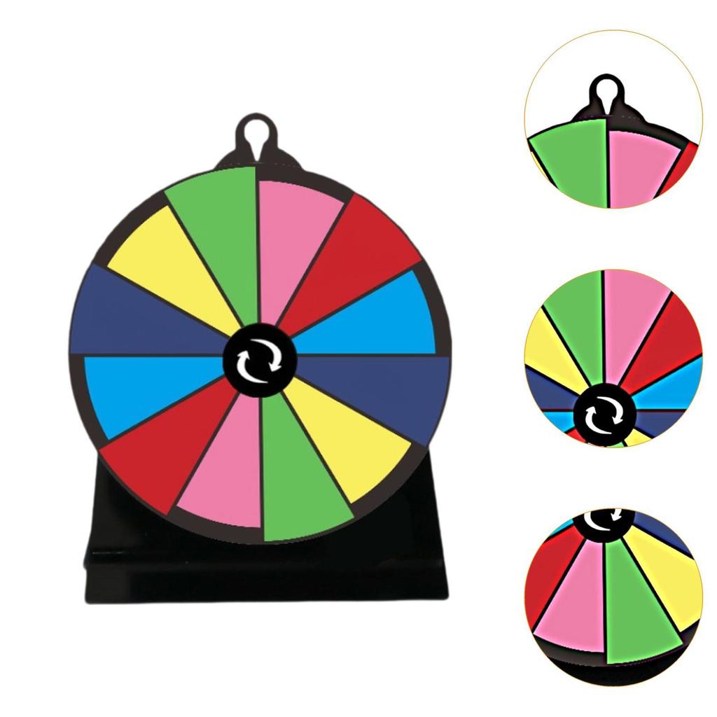 15cm Prize Wheel Portable Rotating Game Toy for Carnival Holiday Birthday