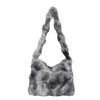Velvet Women's Bag  High Beauty  Shoulder Bag  Soft  Versatile  Simple Tote  New Product