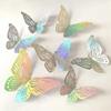 24Pcs Home Fashion Decoration Hollow 3D Butterfly Wall Sticker Living Room Window Home Decor DIY Colorful Butterflies Stickers