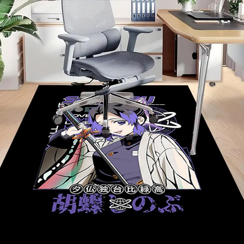 1PC Shinobu Kocho Butterfly Extra Large Non Slip Floor carpet, Office, family, bedroom, Studio Large Area Rug Indoor Rugs
