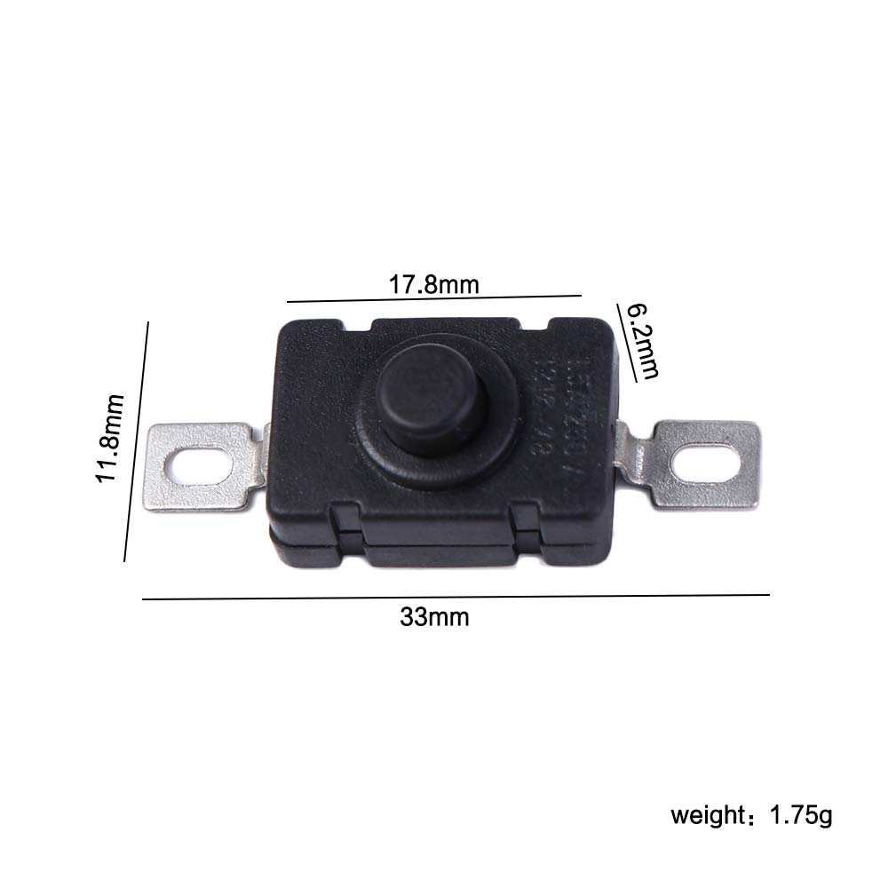Mini Push Button KAN-28  Switch On Off Swtich Push-Button Switch Button Switch Torch Control Switch