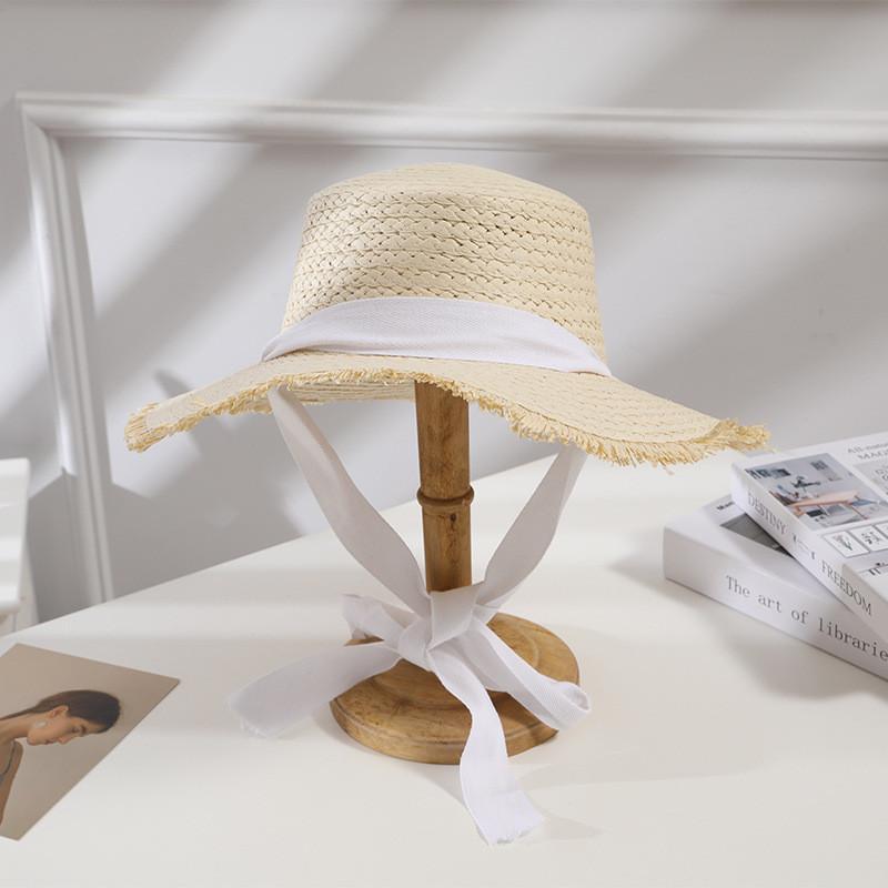 

Straw Hat Sunshade With Large Brim For Beach And Outdoor Sun Protection Style A