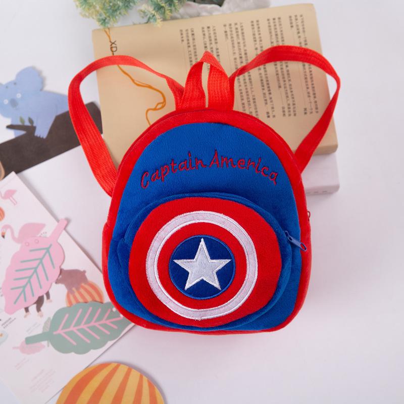 New Cross-Border Toddler Plush Backpack & Coin Purse for Ages 1-4 - Cartoon Design, Lightweight