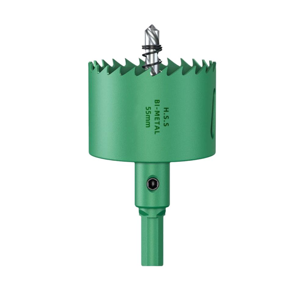 HSS Steel Wood  Drilling Crown Easy Chip Removal Bimetal Hole Opener  Woodworking