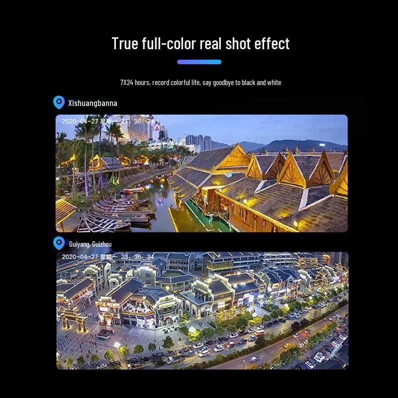 Hikvision 4MP Full-Color Night Vision Bullet IP Camera CN plug (adapter included)