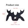 Snooker Billiards Cue Rack Pool Billiard Cue Bridge Head Plastic Slip-On Bridge Billiards Crosses Antlers Rod Holder
