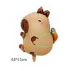 10 pcs Cute Aluminum Capybara Film Balloons Random Aluminium Film Balloon Set