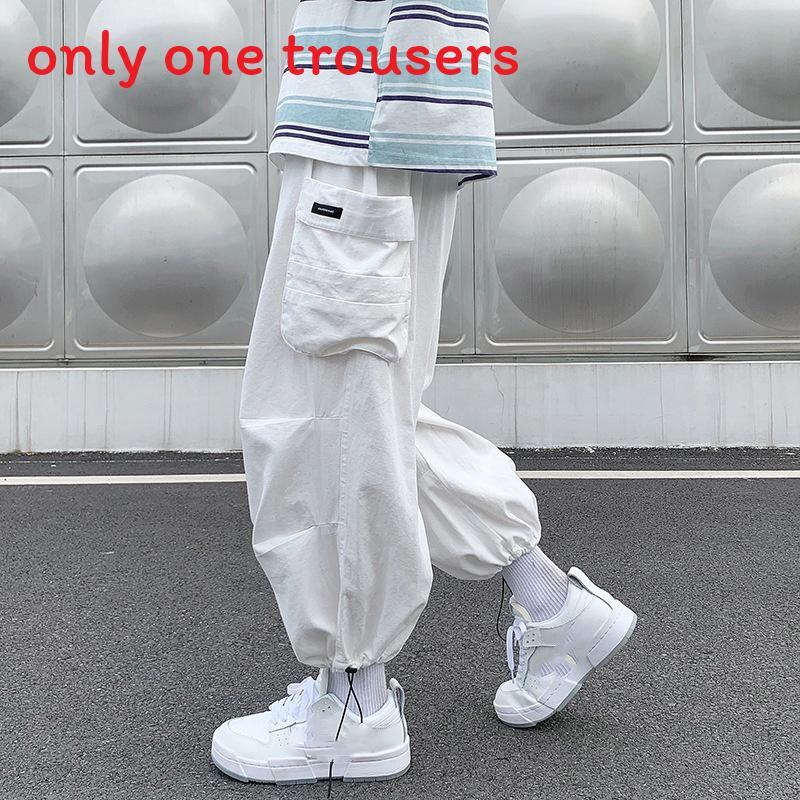Pantaloni Cargo da Uomo con Tasche Multiple per Uso Casual Estivo