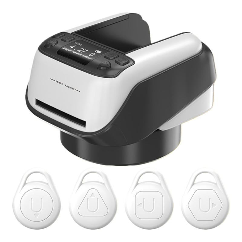 Automatic Card Shuffles Dealer Machine Intelligent Poker Card Dispenser Rechargeable Card Dealer Support 8 Players 1